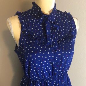 3for$10 Blue ruffle heritage dress